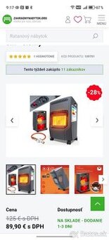 Plynové kachle