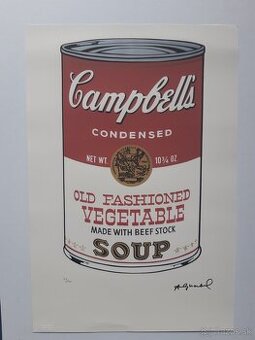 Andy Warhol  –  Plechovka Campbells