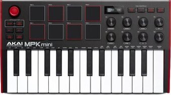 Akai MPK mini MK3 midi keyboard red