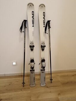 Lyže head 140cm s palicami