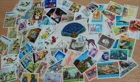 Poštové známky - 70 ks - Mix 25 - čisté
