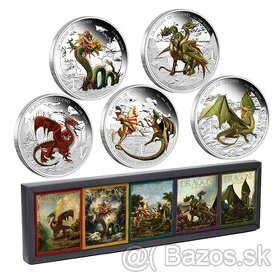 investičné strieborne mince - Dragons of Legend - 1
