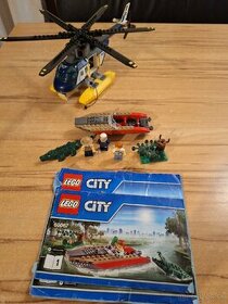 LEGO City 60067 - policajné prenasledovanie s vrtuľníkom.
