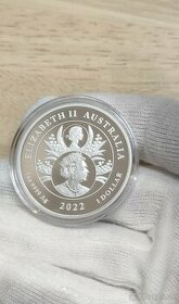 Alžbeta II platinové výročie - investičné strieborné mince