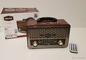Retro radio MEIER M-156B dialkove ovladanie, BT