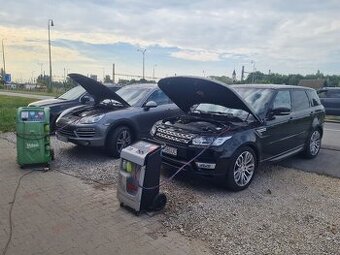 Plnenie servis autoklimatizacii