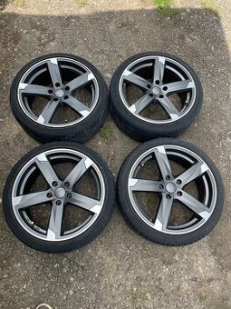 5x112 r18 elektróny Rondell + letné pneu 215/40 ZR18 Nexen
