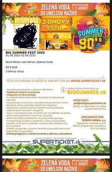 Big Summer Fest 1.-2.8.2025