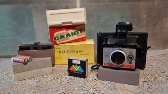 Vintage Polaroid Land Camera Colorpack 80 + príslušenstvo