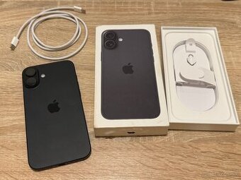 Apple Iphone 16 plus čierny, 128Gb - zdravie bat 100% zaruka