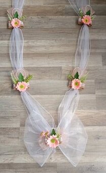 svadobná výzdoba jesenná na jutovine