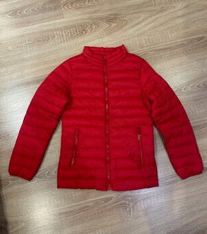 Dámska červená prešívaná bunda