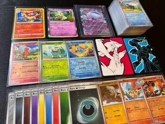 Pokemón MEGA balík (B): 100ks kariet v obaloch s EX + darček