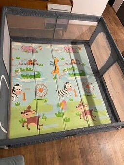 COSTWAY detská ohrádka 200 x 180 x 68 cm, skladacia