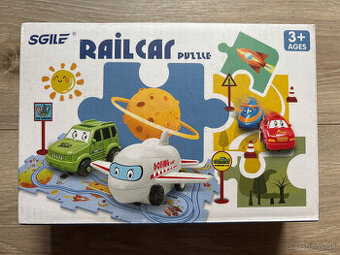 Puzzle labyrint s autíčkom