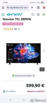 TCL smart tv android 4k