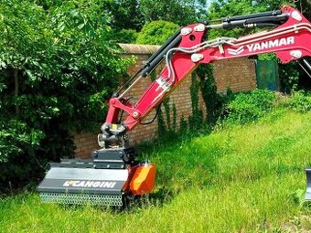 Mulčovač CANGINI TC1 pre rýpadlá a minibágre od 2 – do 4 ton