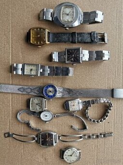Hodinky náramkové - Konvolut 9x funkčné