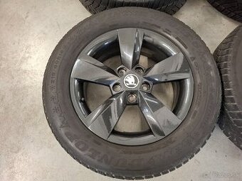 4ks zimne ALU 5x112 R16 6J ET43 Original SKODA KAROQ
