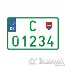 prevozne znacky typu C na Slovensko do 3,5t