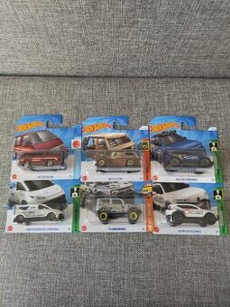 Hot Wheels autíčka - dodávky a suv