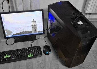 Herný počítač - GPU 4gb, 16gb DDR3, 3,80GHz, 240gb SSD