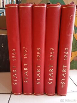 Časopis Štart 1956-1966 (zviazané ročníky)