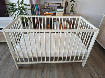 IKEA Gulliver detská postieľka a prebaľovací pult