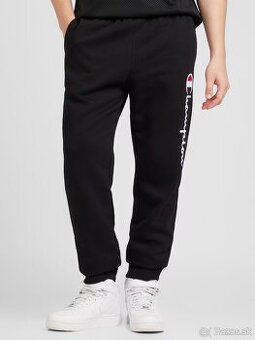 Champion Tepláky Fleece Big Logo Black – NOVÉ