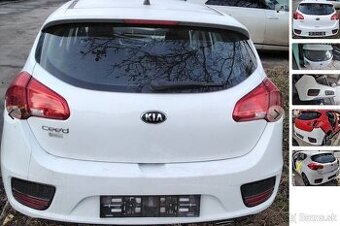 KIA CEED 2015 1.4 CRDI Predám PIATE DVERE, ZADNÝ NÁRAZNÍK