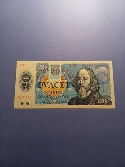 Predám bankovku 20sk 1988 slovenský kolok
