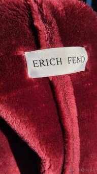 Bordový dámsky kožuch Erich Fend M