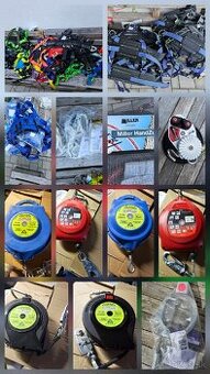 Zachytavace padu, postroje, viac kusov lacno