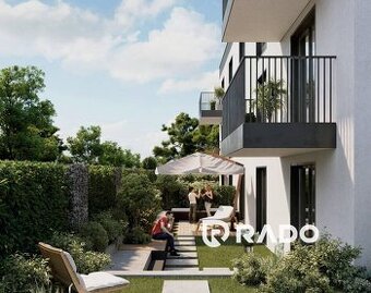 RADO | GreenResidence 2-izbový byt 62,69m2 + predzáhradka | 