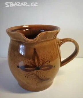 Starý keramický džbáneček Krásná jizba