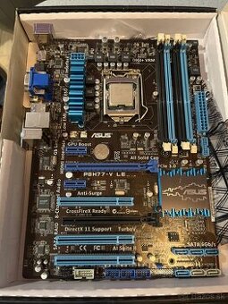 Predaj – ASUS P8H77-V LE + Intel CPU + DDR3 RAM (set)