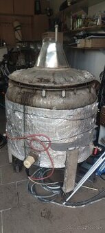 Nerezový dvojplášťový kotol