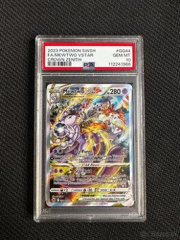 Crown Zenith	graded pokemon card slab	mewtwo vstar	GG44	psa