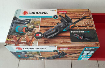 Aku reťazová píla Gardena, 2x 4Ah batéria, nabíjačka