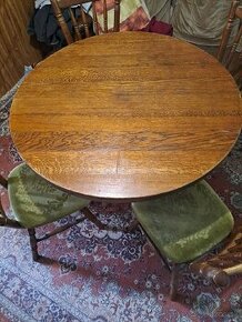 Stôl masív dub okrúhly - 1