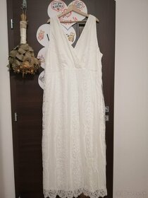 Tehotenské svadobné šaty