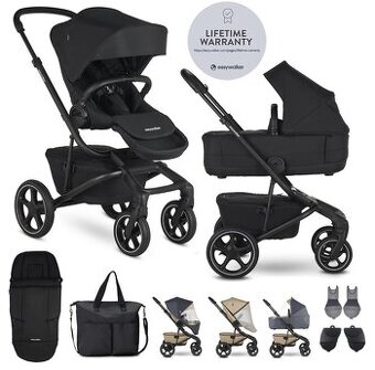 Easywalker Jimmey Pepper Black XXL set