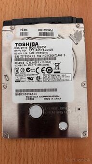 2,5” HDD Toshiba 500GB