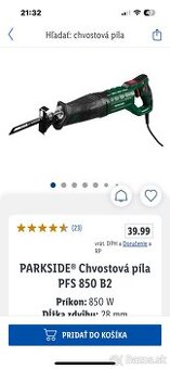 aku pila chvostova parkside