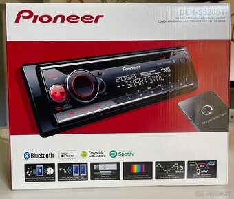 Predám autorádio Pioneer DEH-S520BT – Bluetooth/USB/AUX/CD
