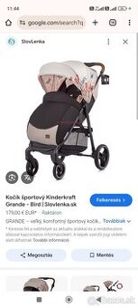 kinderkraft sportovy kocik