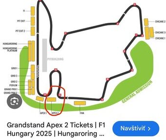 F1 VC Maďarsko - Hungaroring 2025 tribúna