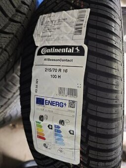 Pneumatiky Continental AllSeasonContact 215/70 R16 100H