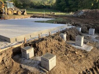 Základová doska základy penosklo