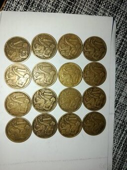 1koruna 1957,1958,1959,1960